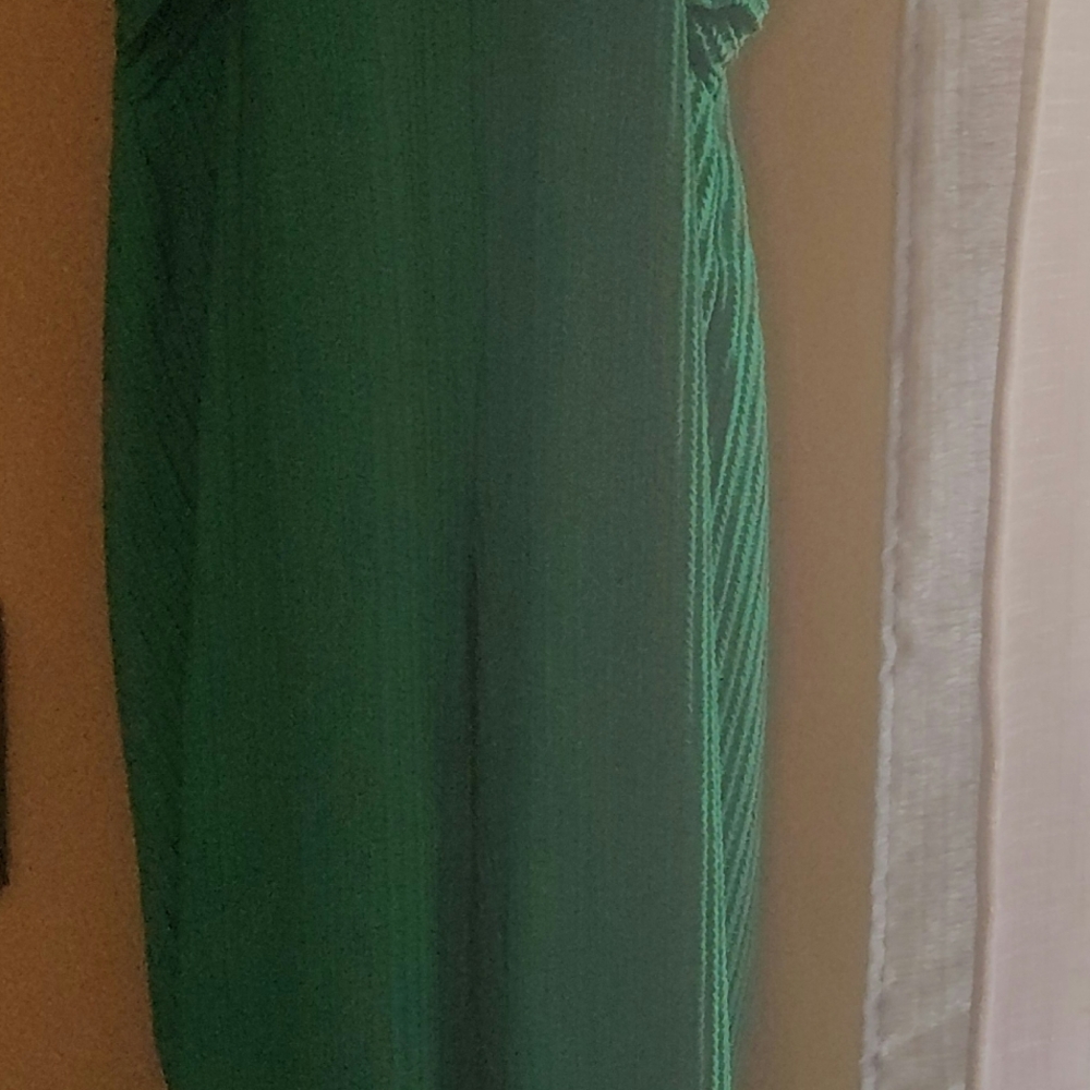 Fashion Nova Green Maxi Jumpsuit